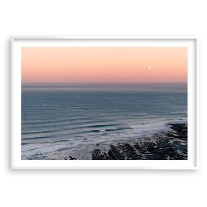 Ribeira D'Ilhas Moonset, Ericeira, Portugal